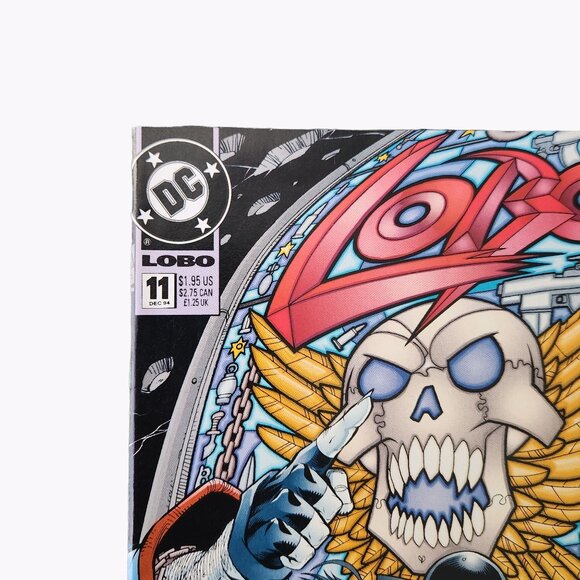 DC Lobo #1 Repent Or Be Fragged 1994 Comic Book Collector Bagged Boarded - Picture 2 of 3